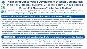 Navigating Conservation-Development-Disatsster Complexities in Social-Ecological Systes Using Role-play Serious Gaming